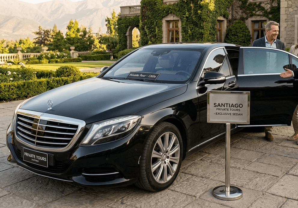 Tour privado Santiago en auto ejecutivo